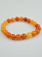 Bracelet en Pierre Naturelle d'Aventurine Orange - 8mm