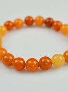 Bracelet en Pierre Naturelle d'Aventurine Orange - 8mm