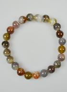 Bracelet en Pierre Naturelle d'Agate du Botswana