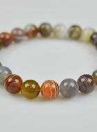 Bracelet en Pierre Naturelle d'Agate du Botswana