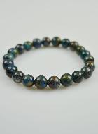 Bracelet en Pierre Naturelle d'Azurite - Malachite & Chrysocolle