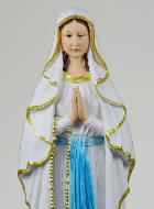 Grande Statue Notre Dame de Lourdes - 80cm