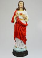 Grande Statue Sacré Coeur de Jésus - 60cm
