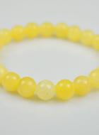 Bracelet en Pierre Naturelle de Calcite Orange