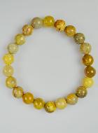Bracelet en Pierre Naturelle de Corail Fossile