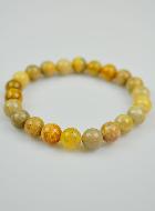 Bracelet en Pierre Naturelle de Corail Fossile