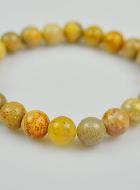 Bracelet en Pierre Naturelle de Corail Fossile