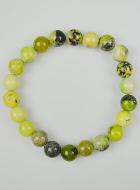 Bracelet en Pierre Naturelle de Chrysoprase Citron
