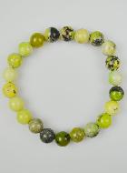 Bracelet en Pierre Naturelle de Chrysoprase Citron