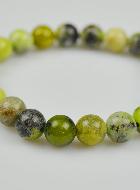 Bracelet en Pierre Naturelle de Chrysoprase Citron