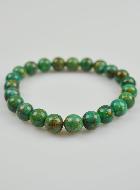 Bracelet en Pierre Naturelle de Chrysocolle - 8mm