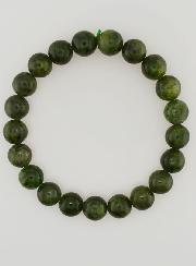 Bracelet en Pierre Naturelle de Diopside Vert