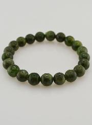 Bracelet en Pierre Naturelle de Diopside Vert