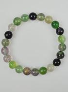 Bracelet en Pierre Naturelle de Fluorite Multicolore