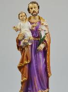 Statue de Saint Joseph à l'Enfant Jésus - 30cm