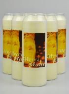 Lot de 6 Bougies de Neuvaine Merci Marie - 8 Décembre - 17.5cm