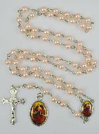 Chapelet de Lourdes + Médaille Marie qui Défait les Noeuds