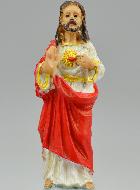 Statue du Sacré Coeur Jésus  - 5cm