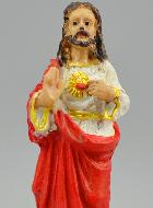 Statue du Sacré Coeur Jésus  - 5cm