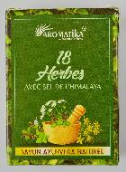Savon Ayurvédique 18 Herbes - Sel de l'Himalaya