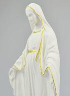 Statue de la Vierge Miraculeuse en Albâtre & Fil d'Or - 29cm