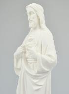 Statue du Sacré Coeur de Jésus en Albâtre - 32cm