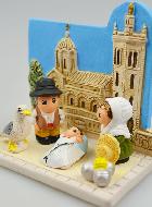 Crèche de Noël du Monde - Marseille: Notre Dame de la Garde
