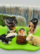 Crèche de Noël du Monde - Nativité Argentine