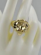 Bague Lion de Juda - Plaqué Or 18k - Taille 58