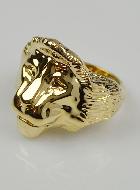 Bague Lion de Juda - Plaqué Or 18k - Taille 58