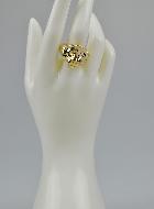 Bague Lion de Juda - Plaqué Or 18k - Taille 64