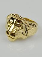 Bague Lion de Juda - Plaqué Or 18k - Taille 64