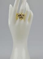 Bague Lion de Juda - Plaqué Or 18k - Taille 62