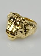 Bague Lion de Juda - Plaqué Or 18k - Taille 62