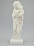 Statue Notre Dame de la Famille en Albâtre - 17cm