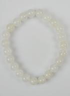 Bracelet en Pierre Naturelle de Jade Blanc