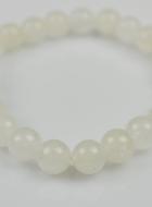 Bracelet en Pierre Naturelle de Jade Blanc