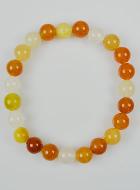 Bracelet en Pierre Naturelle de Jade Multicolor