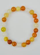 Bracelet en Pierre Naturelle de Jade Multicolor
