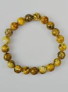 Bracelet en Pierre Naturelle de Jaspe Paysage