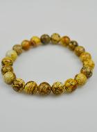 Bracelet en Pierre Naturelle de Jaspe Paysage