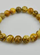 Bracelet en Pierre Naturelle de Jaspe Paysage