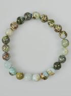 Bracelet en Pierre Naturelle de Larimar