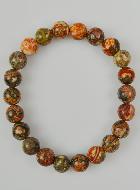 Bracelet en Pierre Naturelle de Jaspe Léopard