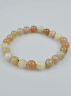 Bracelet en Pierre Naturelle de Pierre Lune Multicolor