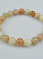 Bracelet en Pierre Naturelle de Pierre Lune Multicolor