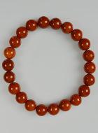 Bracelet en Pierre Naturelle de Jaspe Rouge - Perles A