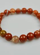 Bracelet en Pierre Naturelle de Jaspe Rouge