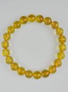 Bracelet en Pierre Naturelle de Fluorite Jaune Perles AAA