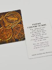 Carte de Prière Médaille de Saint Benoit